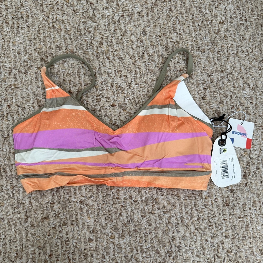 Prana Willow‎ Falls Reversible Top Women's Bikini Swim Waves Small MSRP$70